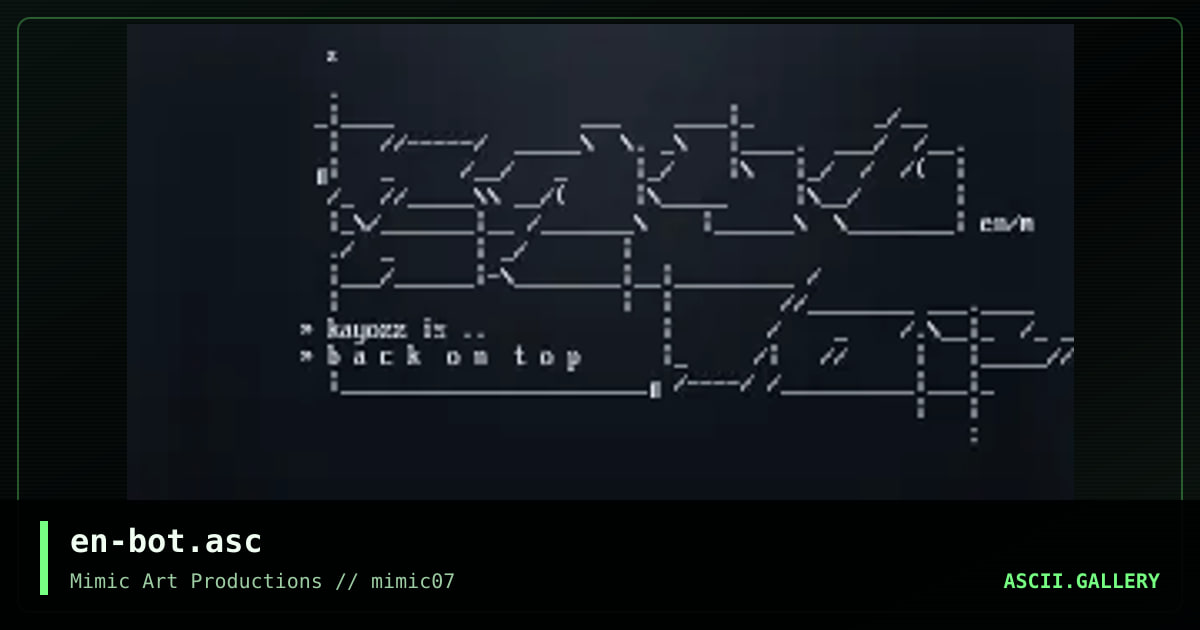 en-bot.asc, by el nino, 1999