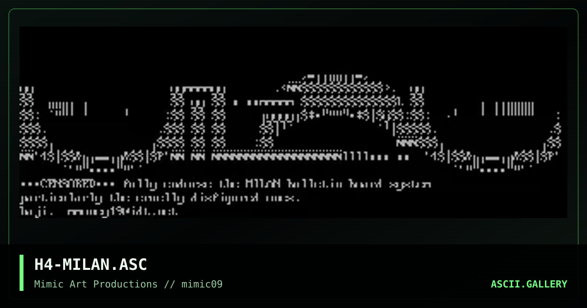 H4-MILAN.ASC, by haji, 1999