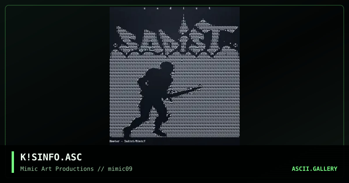 K!SINFO.ASC, by keetar, 1999