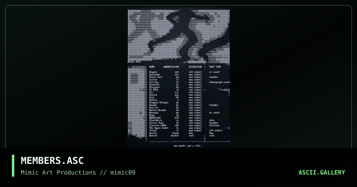 MEMBERS.ASC, by black jack, 1999