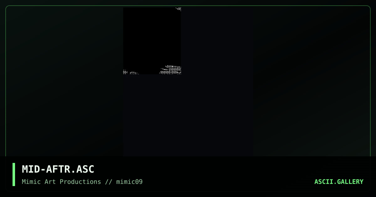 MID-AFTR.ASC, by mydknight, 1999