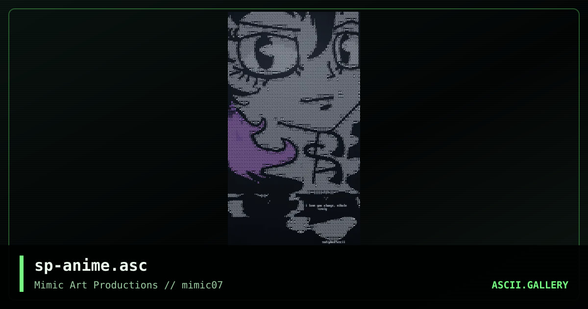 sp-anime.asc, by sudiphed, 1999