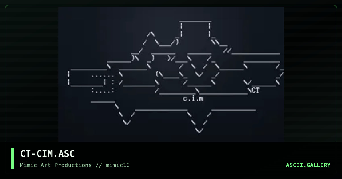 CT-CIM.ASC, by caster, 1999