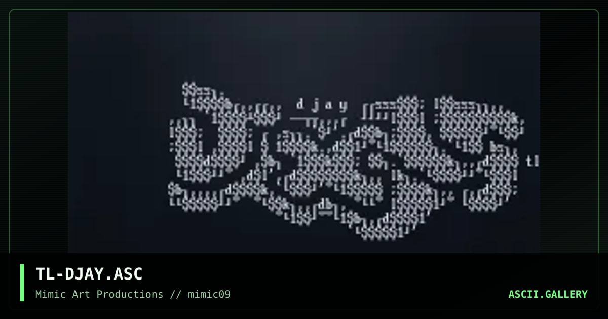 TL-DJAY.ASC, by tribal, 1999