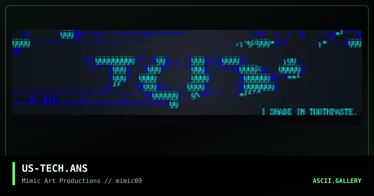 US-TECH.ANS, by zerostar, 1999