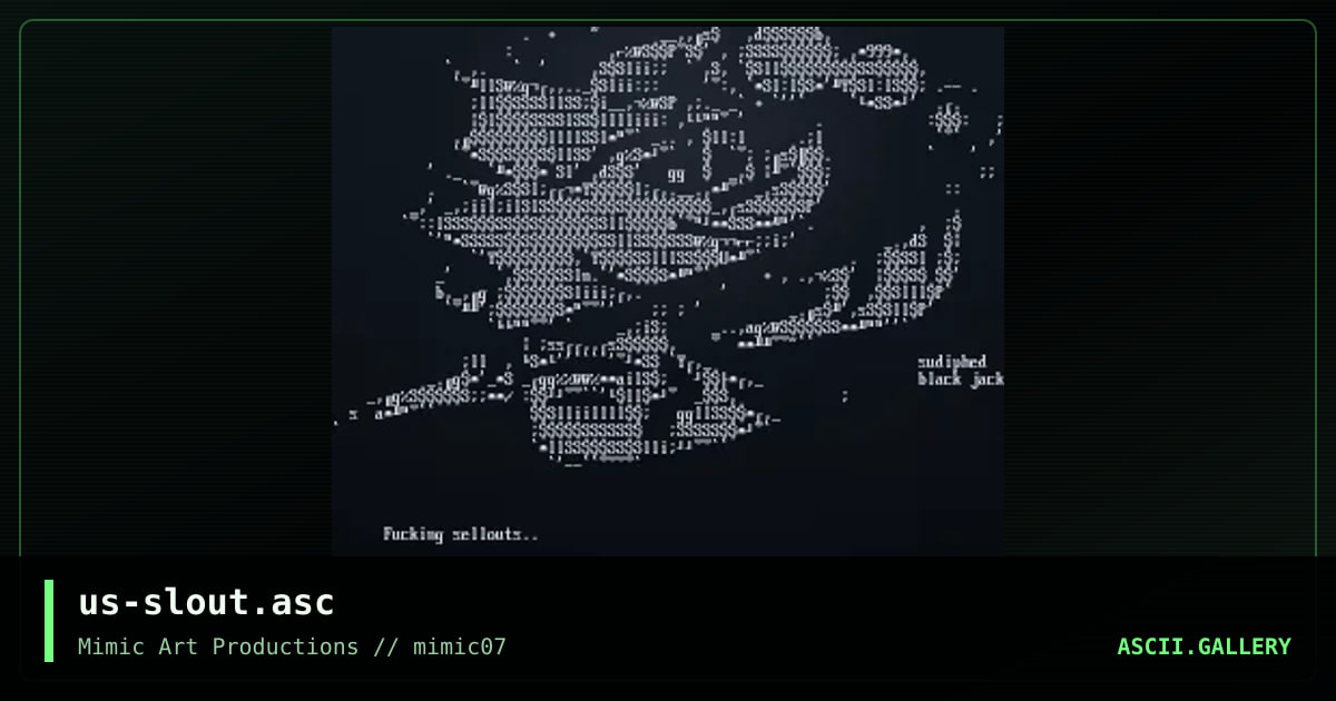 us-slout.asc, by sudiphed, black jack, 1999