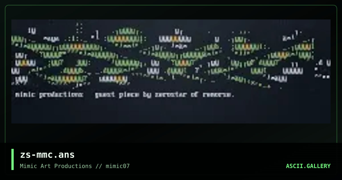zs-mmc.ans, by zerostar, 1999
