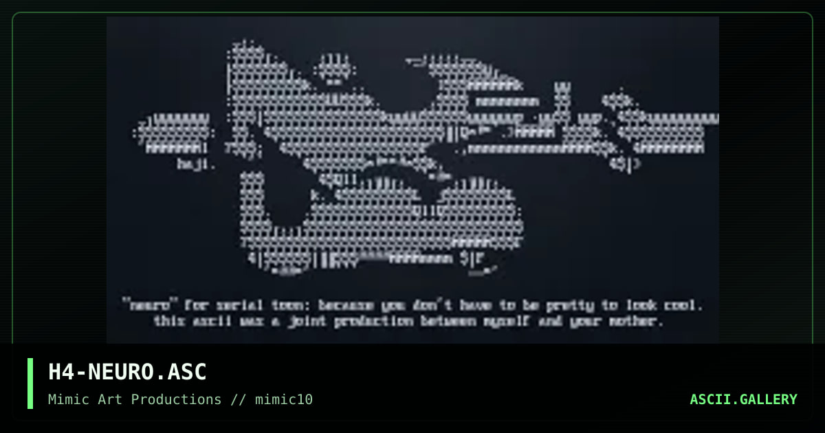 H4-NEURO.ASC, by haji, 1999
