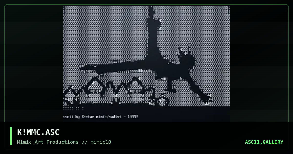 K!MMC.ASC, by keetar, 1999