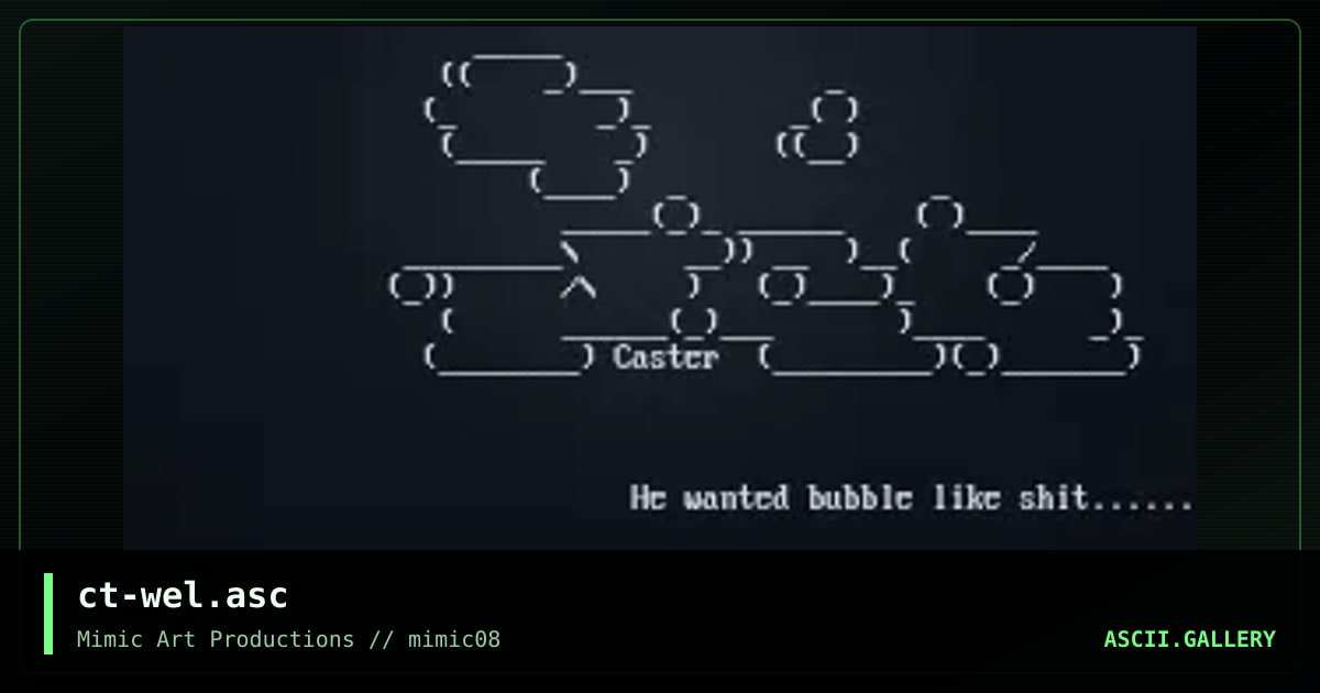 ct-wel.asc, by caster, 1999