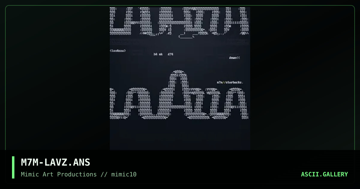 M7M-LAVZ.ANS, by metal militia, 1999