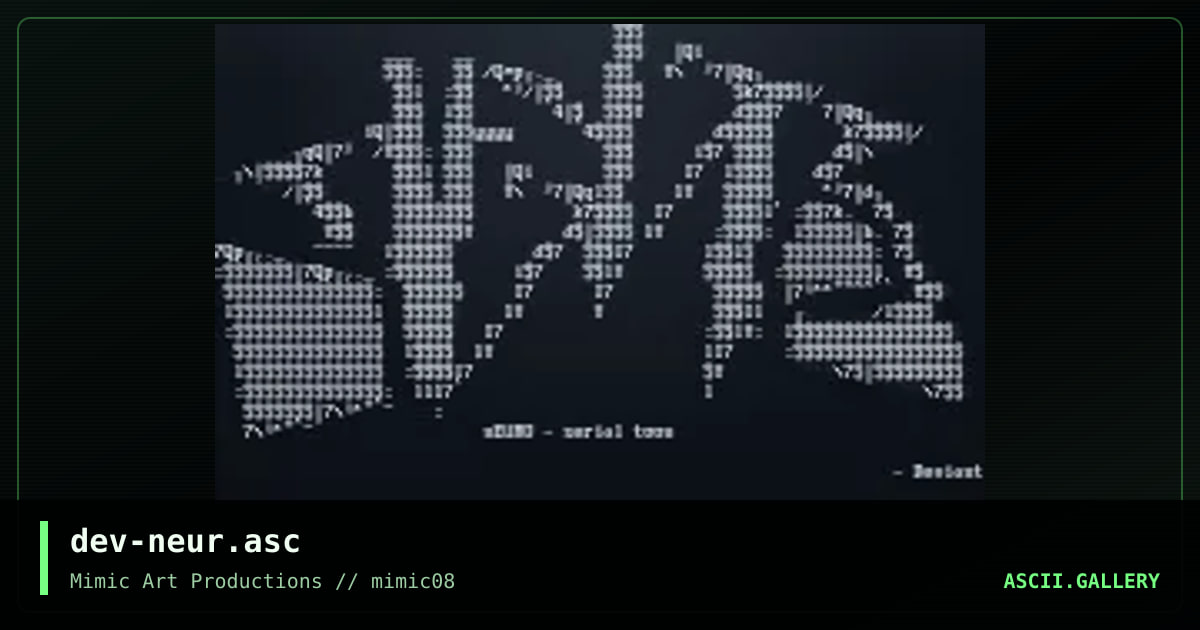 dev-neur.asc, by deviant, 1999