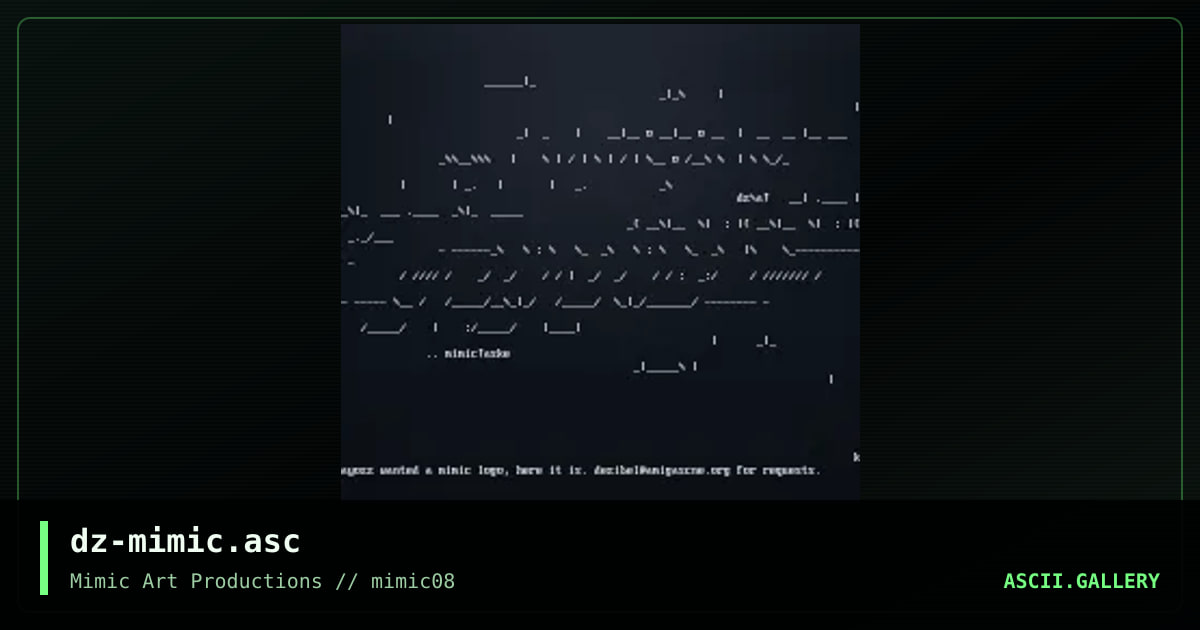 dz-mimic.asc, by dezibel, 1999