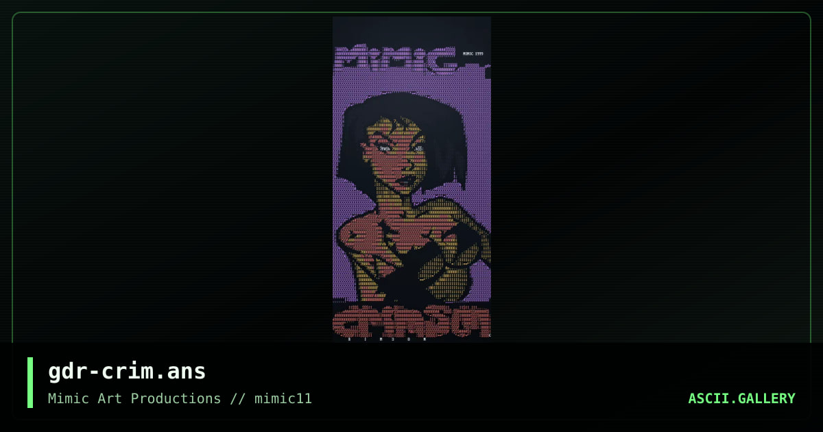gdr-crim.ans, by gravedancer, 1999