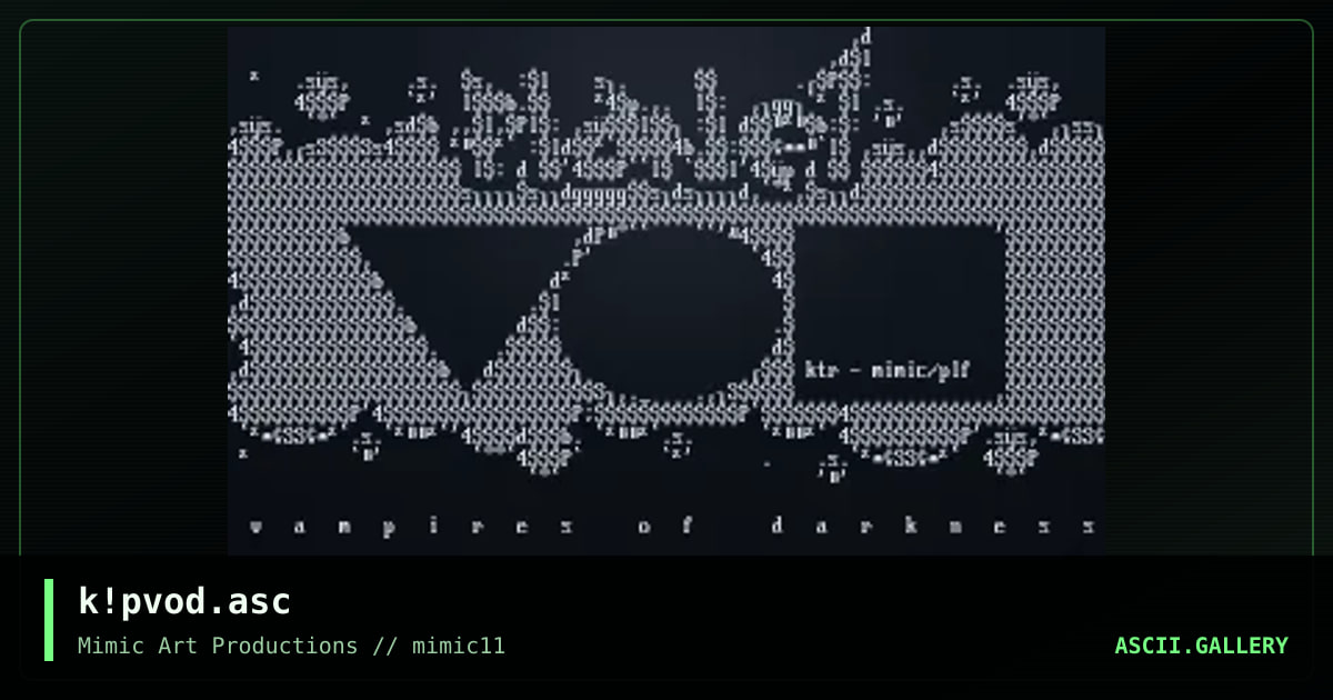 k!pvod.asc, by keetar, 1999
