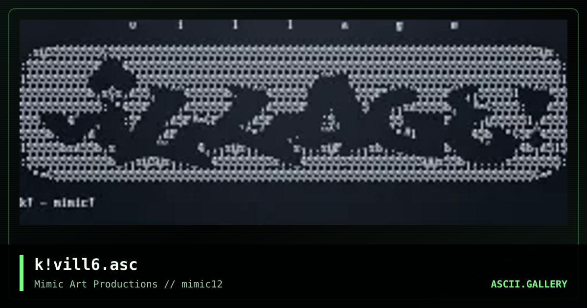 k!vill6.asc, by keetar, 1999