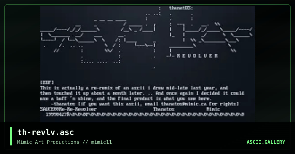 th-revlv.asc, by thanatos-mimic, 1999