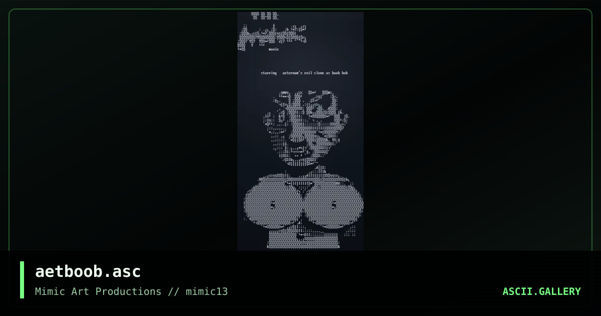 aetboob.asc, by aeternam, 1999