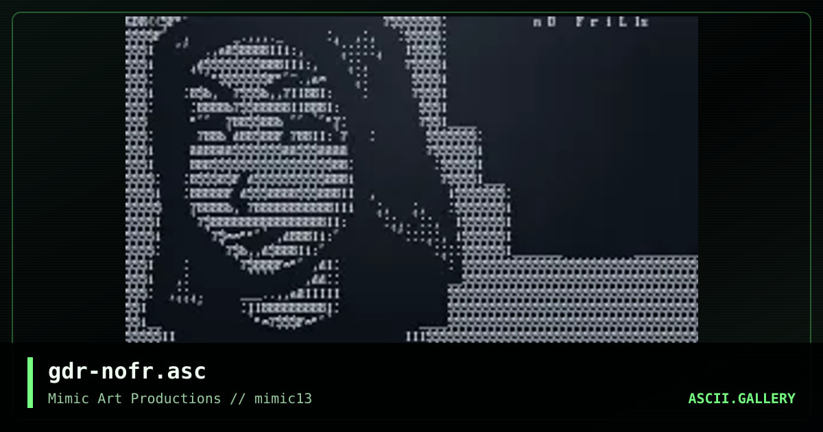 gdr-nofr.asc, by gravedancer, 1999