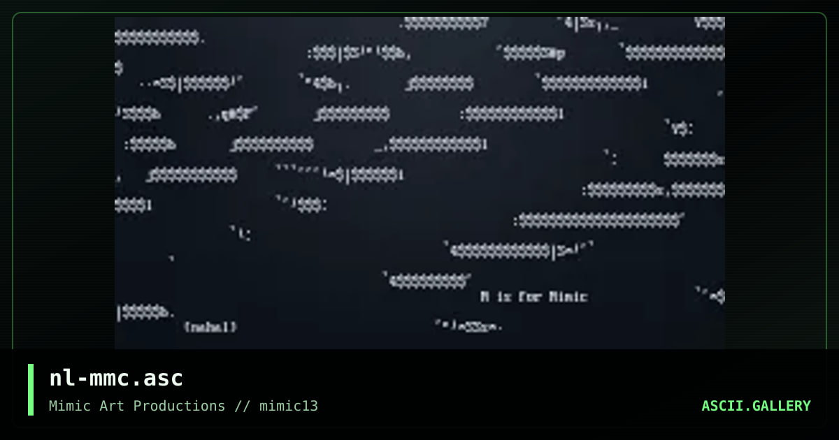 Mimic, by nahal, 1999