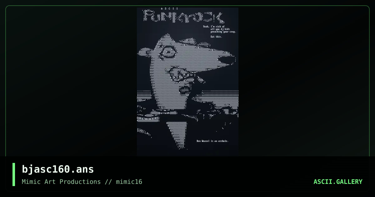 bjasc160.ans, by black jack, 1999