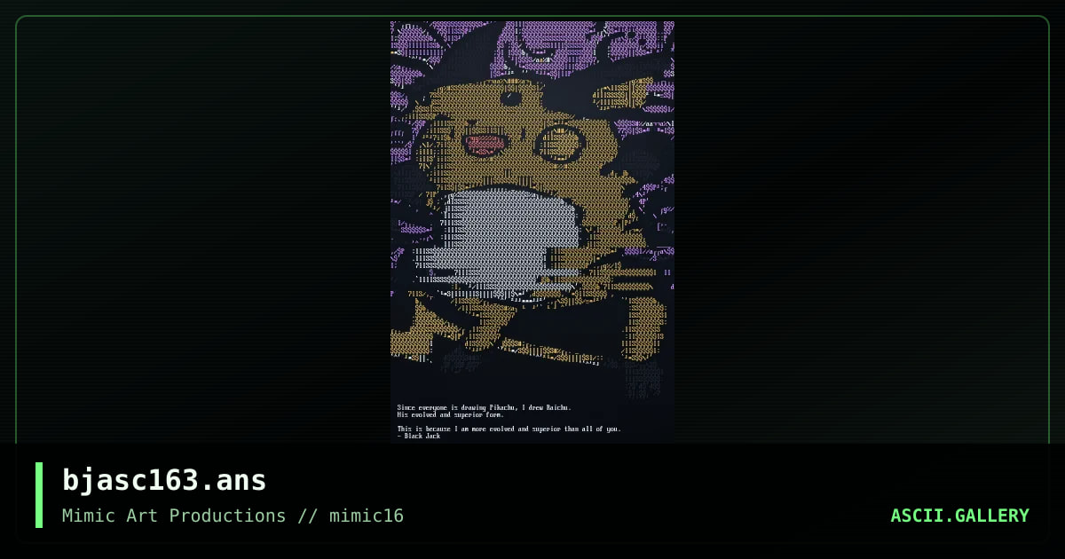 bjasc163.ans, by black jack, 1999