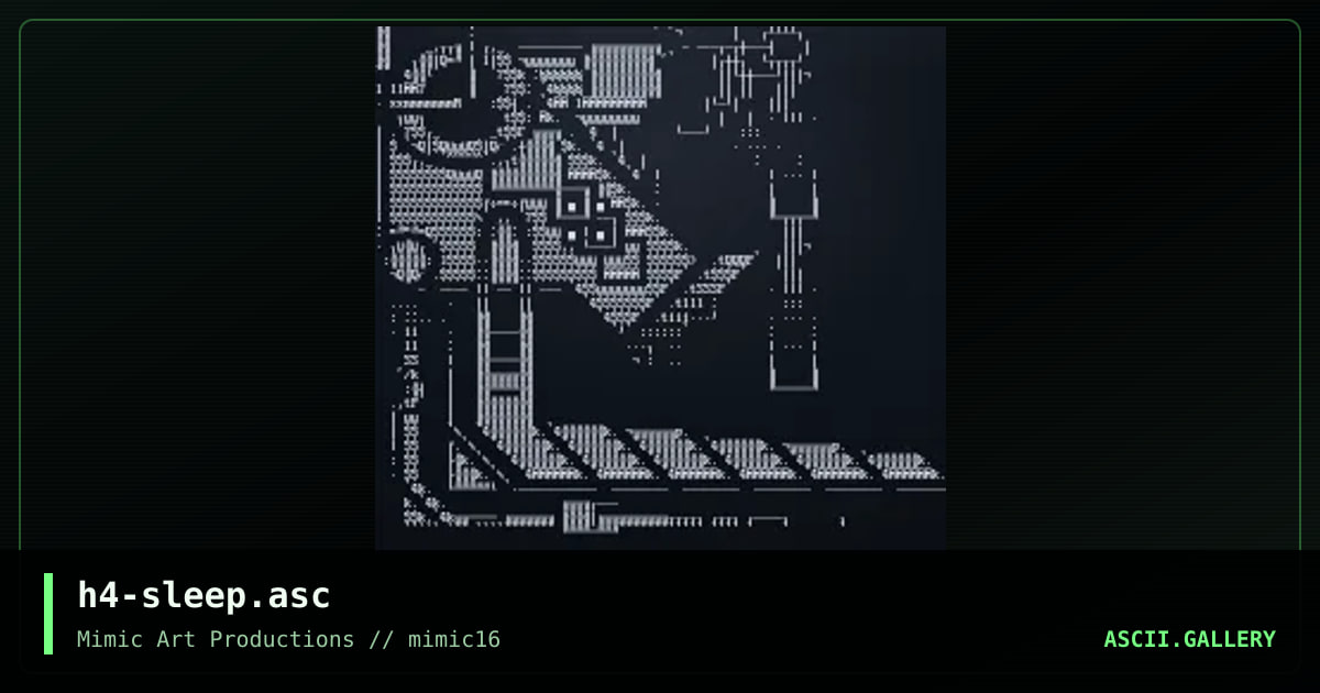 h4-sleep.asc, by haji, 1999