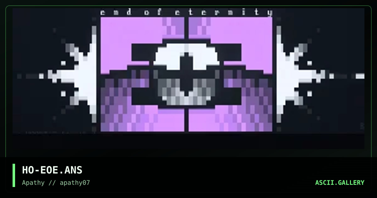 End of Eternity, by hooptie, 1996