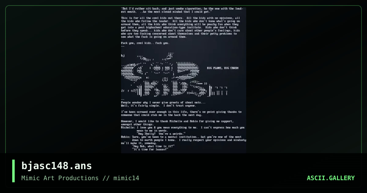 bjasc148.ans, by black jack, 1999