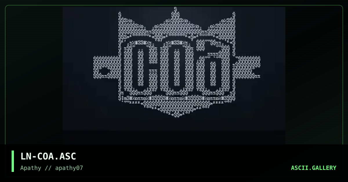 COA, by lint, 1996