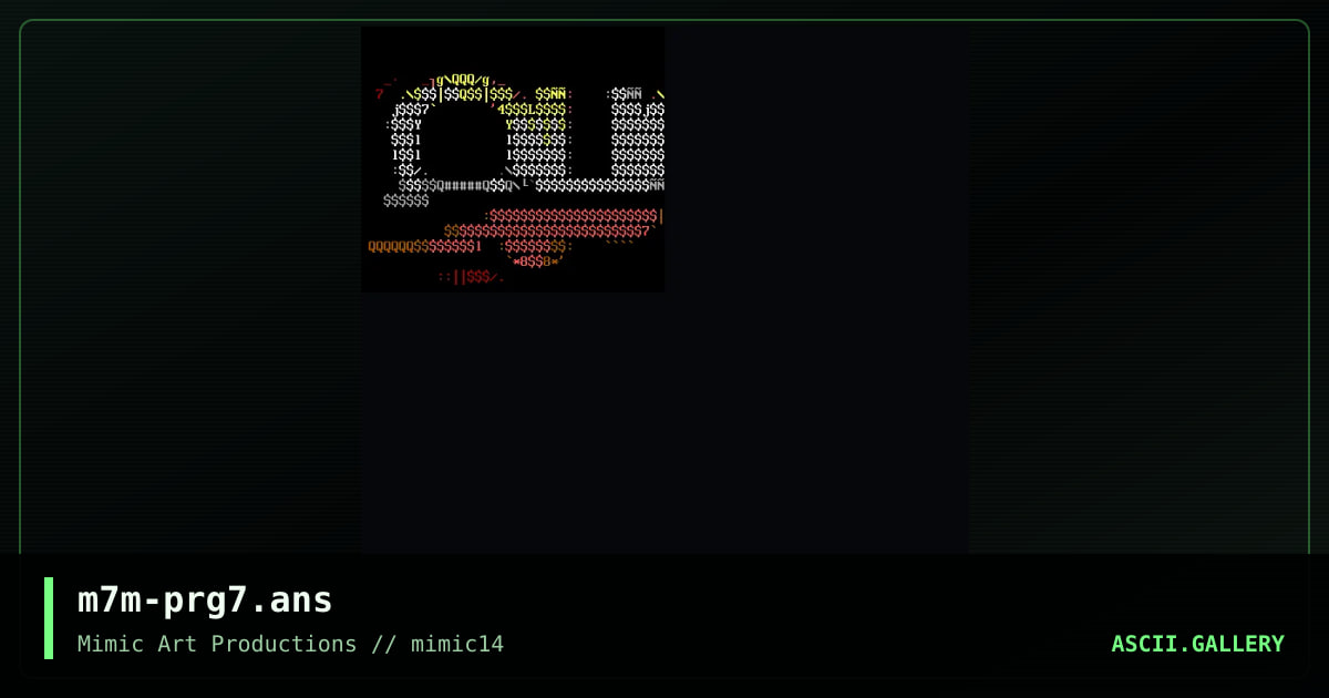 m7m-prg7.ans, by metal militia, 1999