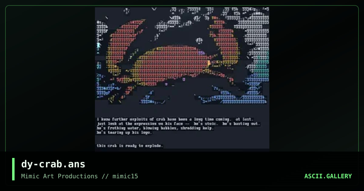 dy-crab.ans, by discyple, 1999