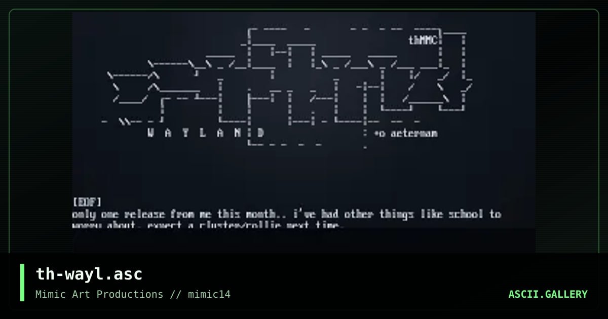 Wayland, by thanatos-mimic, 1999