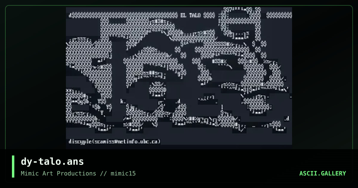 dy-talo.ans, by discyple, 1999