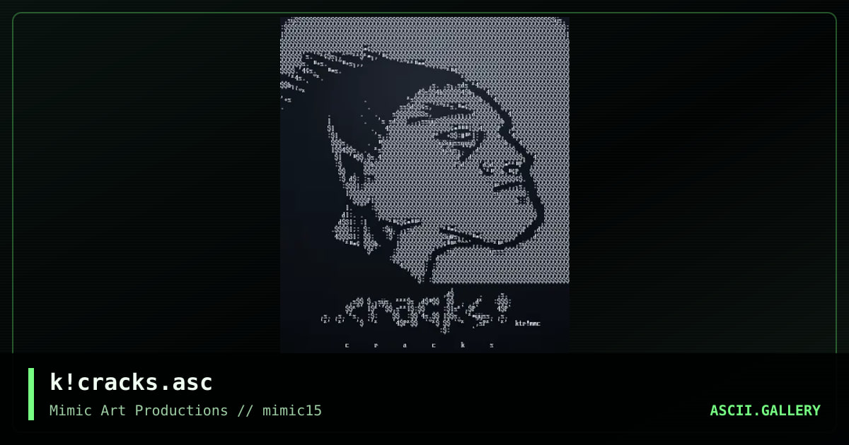k!cracks.asc, by keetar, 1999