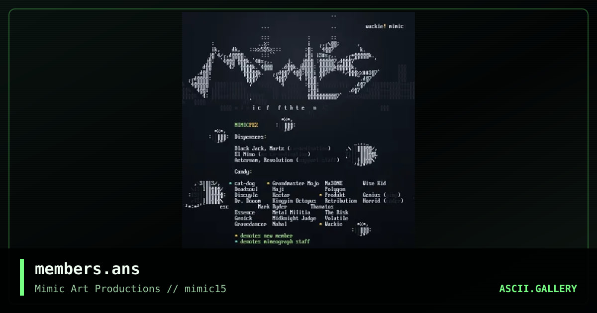 members.ans, by wackie, 1999