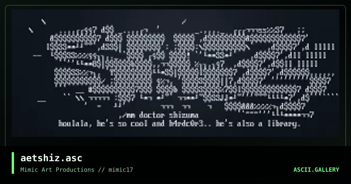 aetshiz.asc, by aeternam, 1999