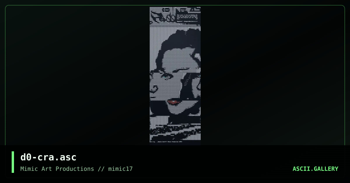Crack, by double zero, 1999