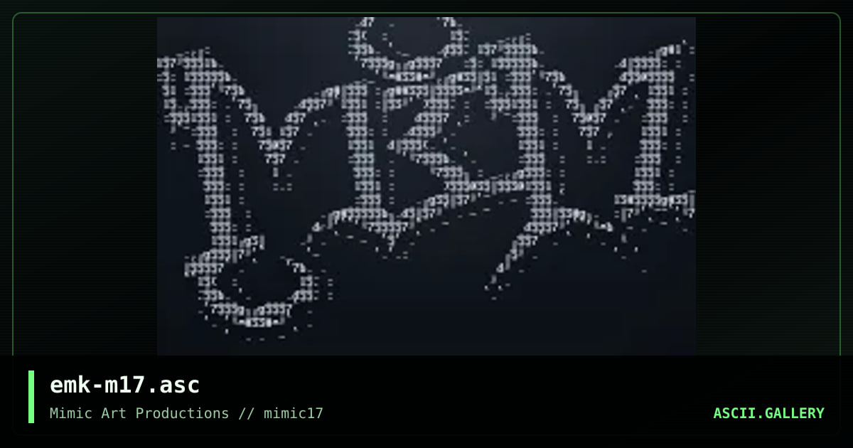 emk-m17.asc, by emok, 1999