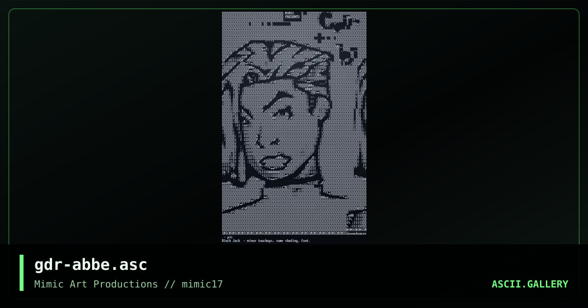 gdr-abbe.asc, by gravedancer, 1999