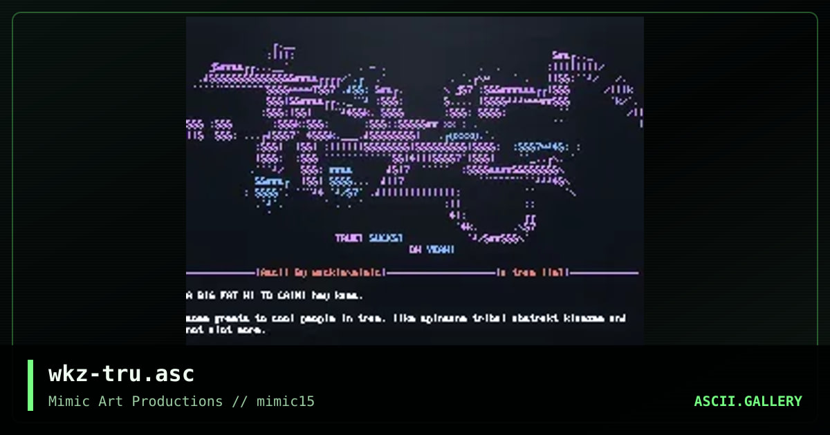 wkz-tru.asc, by wackie, 1999
