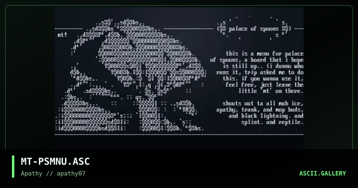 Palace of Spoons, by misfit, 1996