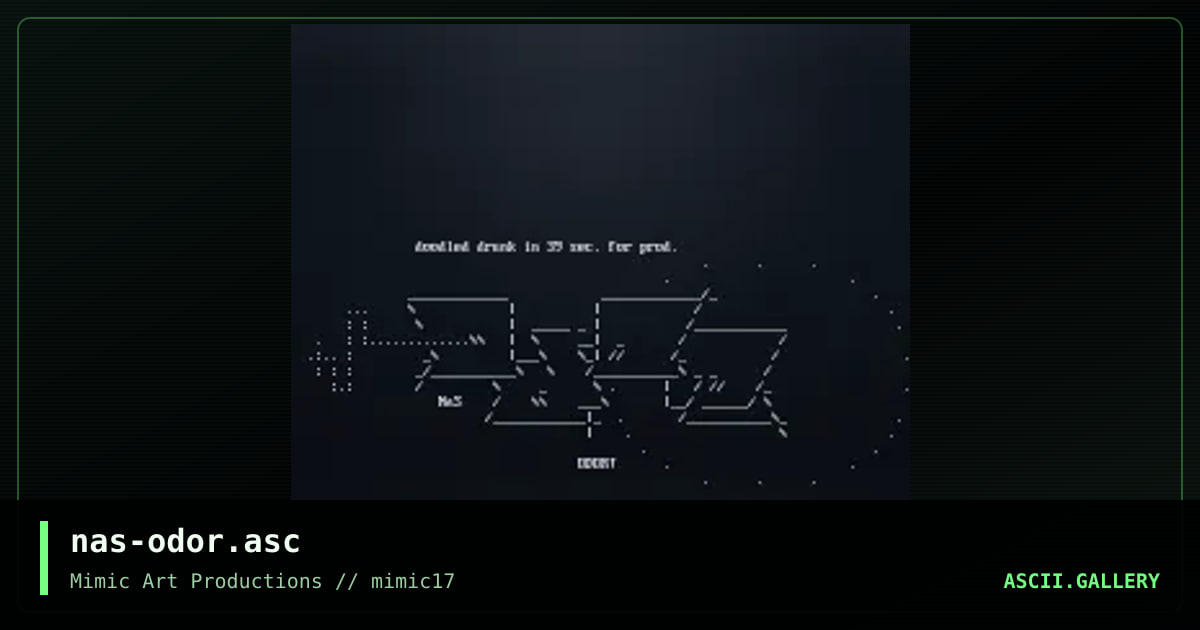 nas-odor.asc, by nasone, 1999