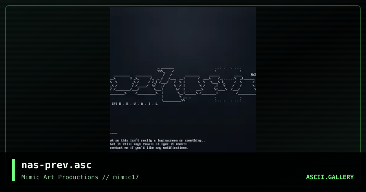 nas-prev.asc, by nasone, 1999