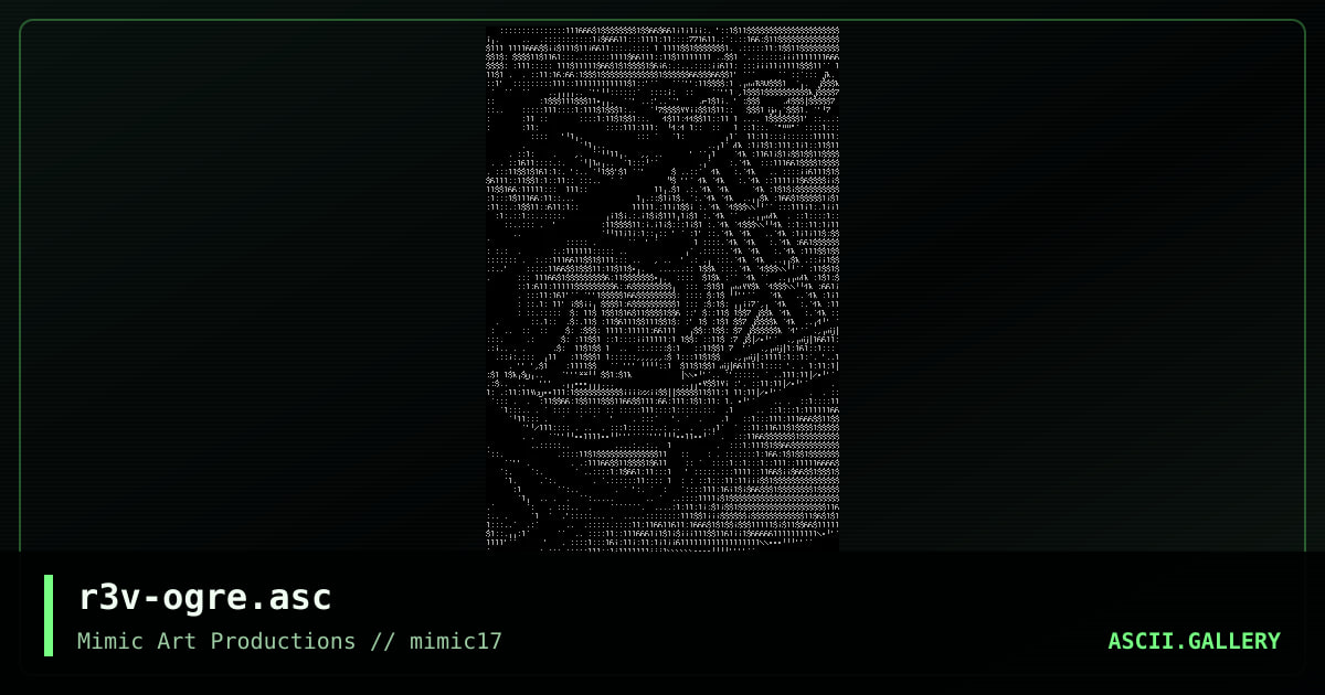 r3v-ogre.asc, by revolution, 1999