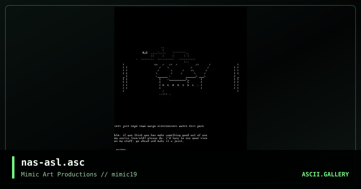 nas-asl.asc, by nasone, 2000