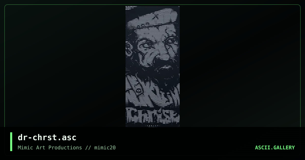 dr-chrst.asc, by dr shizuma, 2000