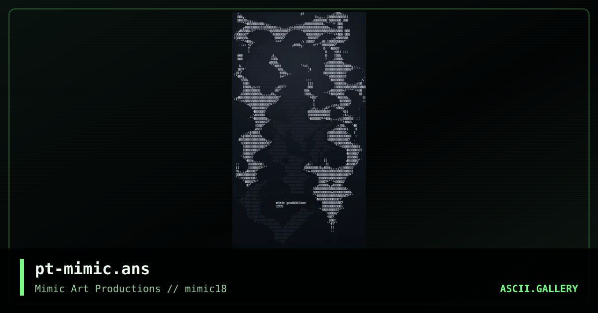pt-mimic.ans, by product, 1999