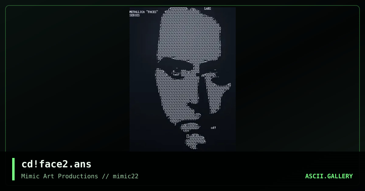 cd!face2.ans, by cat-dog, 2000