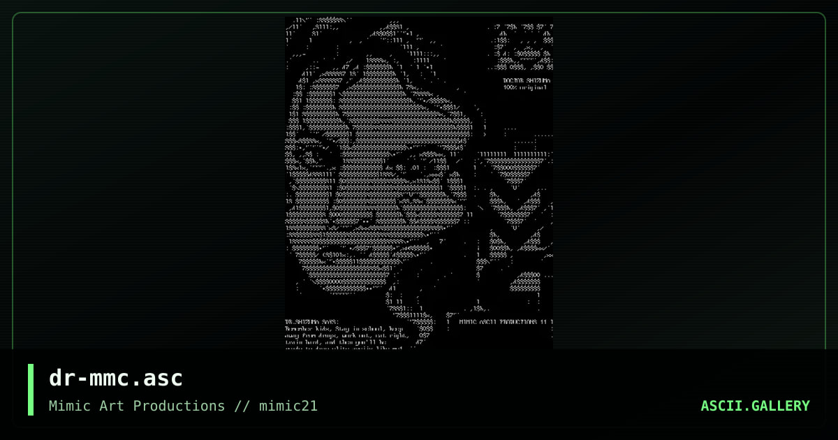 dr-mmc.asc, by dr shizuma, 2000